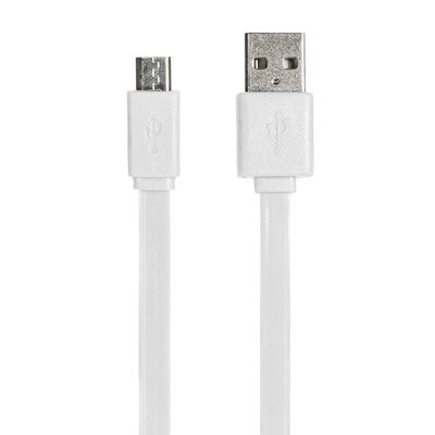 Lebond Cable USB-microUSB Flat White