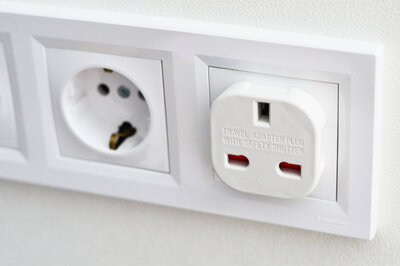 ProZone AC9625 Compact UK to EU Plug White