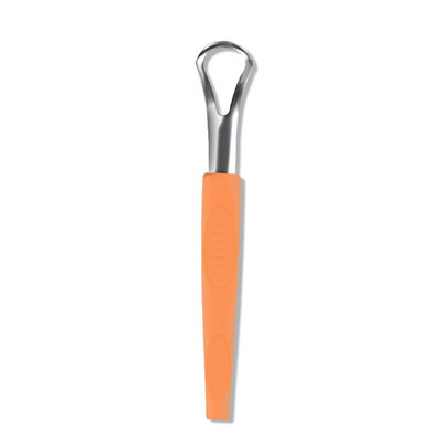 Fawnmum Tongue Scraper Steel Orange