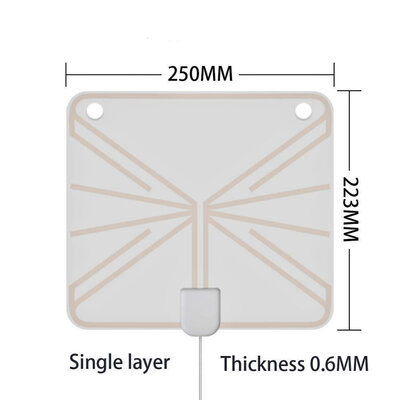 360DEX KITE-DA7 (250x223mm) Transparent