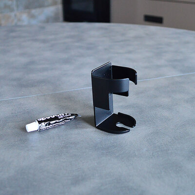 Fumei Toothbrush Wall Aluminum (Black)