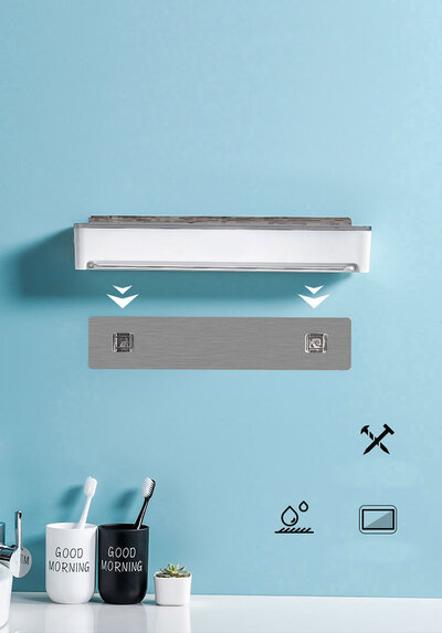 Shuangqing SQ-5255 (Towel rail) White/Gray