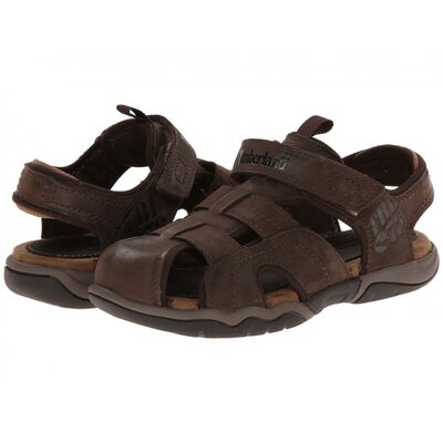 Timberland Oak Bluffs Leather Fisherman 39 (Dark Brown)