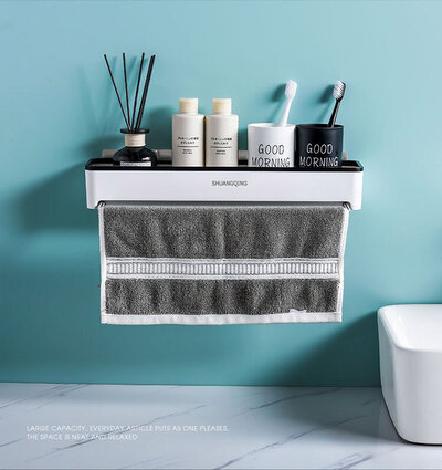 Shuangqing SQ-5255 (Towel rail) White/Black