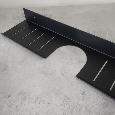 IwConcept BathRack Loft-50cm Notch Black