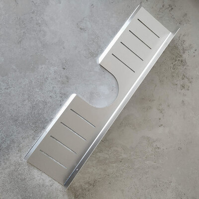 IwConcept BathRack Loft-50cm Notch Silver