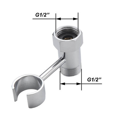 DISFACT Shower Head Holder DS-12B (Chromium)