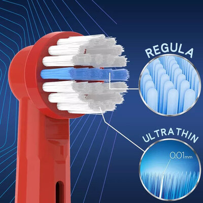 Meylong for ORAL-B (EB10A Kid) (2pcs) Red