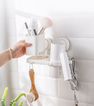 Taili AW597 (Hair dryer holder) White