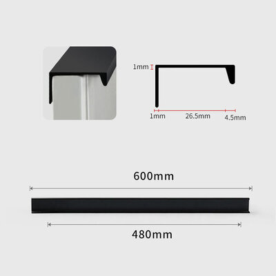 LEEDIS B-6805-480 (600mm) Black