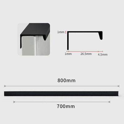 LEEDIS B-6805-700 (800mm) Black