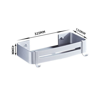 Miken AF-02 (Al-Rectangular) 32cm Silver - defect
