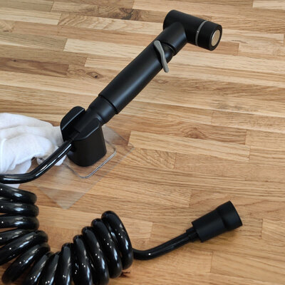 DISFACT D18 (hose + shower + holder) Black