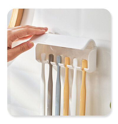 KM-Japan Toothbrush Holder 871 6T (White)
