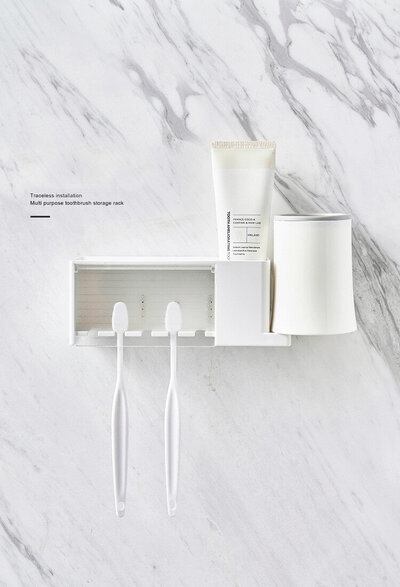 KM-Japan Toothbrush Holder 1002 (White)