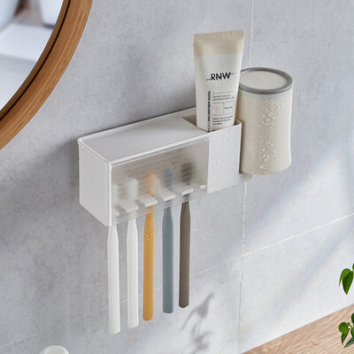 KM-Japan Toothbrush Holder 1002 (White)