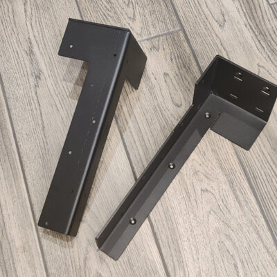 Jinrongda Bracket-B 30cm (Black) 2pcs