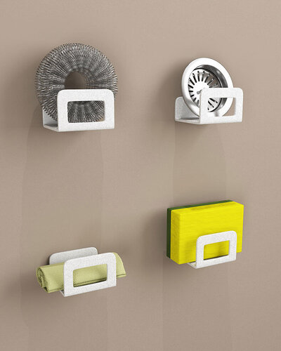 DAXINI Sponge Holder L003 (Silver) Aluminium