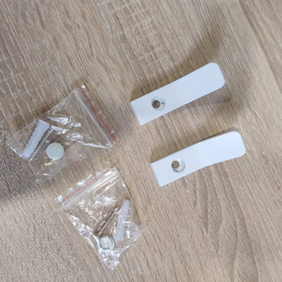 Fumei JIN-Aluminum Nordic (Screws) White 2pcs
