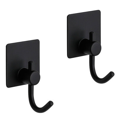HO-LZ Hook 2pcs (Glue) Black