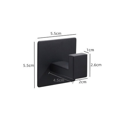 Jingwey JG-Hook Type-1 2pcs (Black)