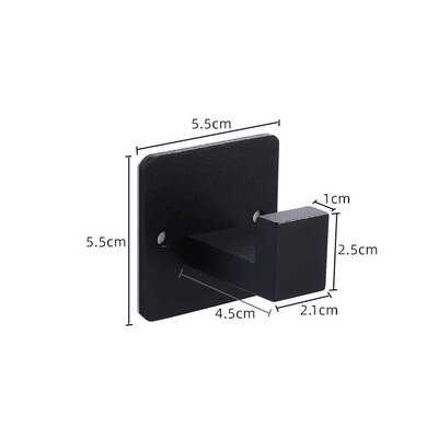 Jingwey JG-Hook Type-2 4pcs (Black)