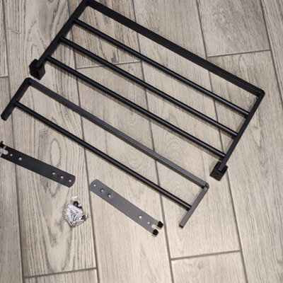 Bathroom Shelf ALP-47 Black