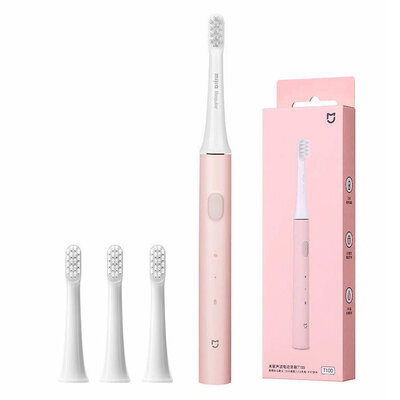 MiJia Sonic Electric Toothbrush T100 Pink + 3 replacement heads