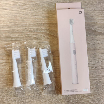 MiJia Sonic Electric Toothbrush T100 Pink + 3 replacement heads
