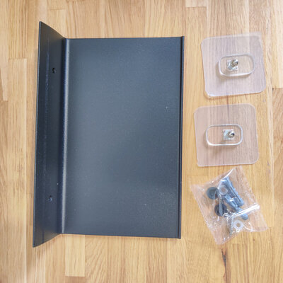 Jingwey Shelf L-type 20cm (Black) defect
