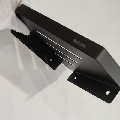Tauset H5099 Angular SUS304 17.5cm Black
