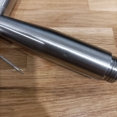 Ermo SHB-687 SS304 Mat Silver defect
