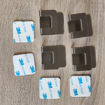 IWConcept Sponge Rack L-50 Silver 4pcs