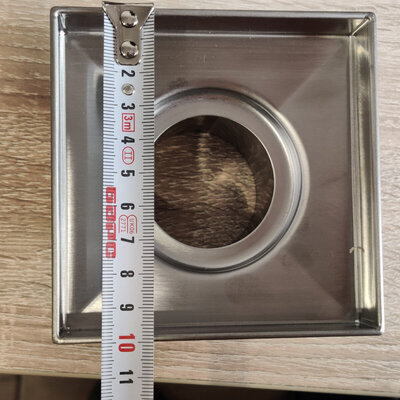 DISFACT DTQ-1 Premium 10x10cm SUS304 Silver