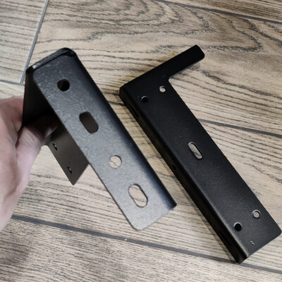Jinrongda Bracket-MC 3mm 23cm (Black) 2pcs