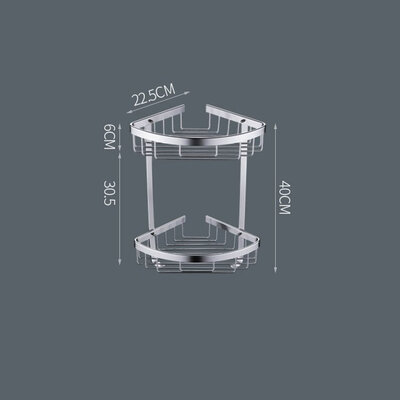 Ermo EM13711 Corner (2 cell) Silver