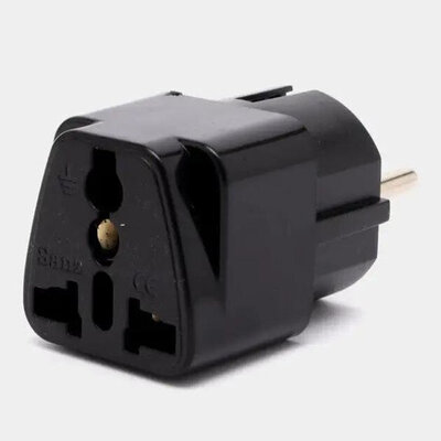 Faromo Universal Plug SZ-0301 (US/UK/AU in EU) Black