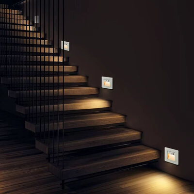 BIO-PASS LED STEP LIGHT SENSOR (1.5W/3000K) White