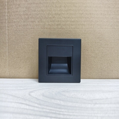 BIO-PASS LED STEP LIGHT BASE (1.5W/3000K) Black