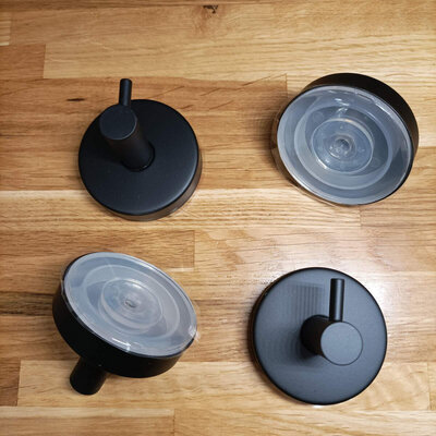 SIPAN Hook S-102 SUS-304 (4pcs) Black