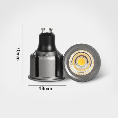 Pinton SuperLed COB (5W, 3000K, Ra>90) GU10