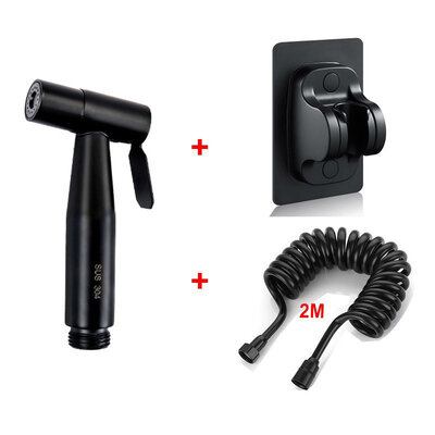 Fauset Z-11 (hose+shower+holder) Black