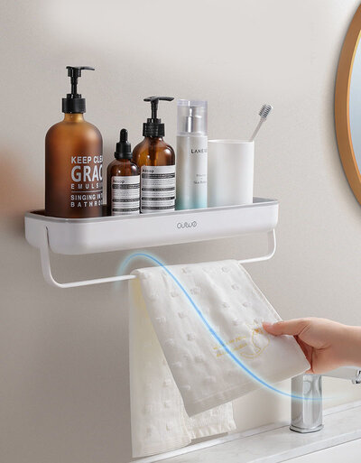 ASUJEI A2004 (Towel rail) White/Gray