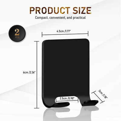 Disfact KKA-304 SUS304 2pcs Black