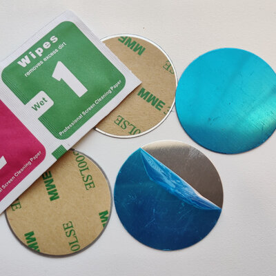 PlateSilver RF (4pcs) Pluss 40mm Silver