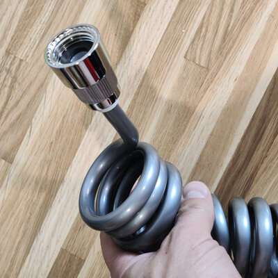 Tauset BS-PU Spiral 2m Gray/Crome