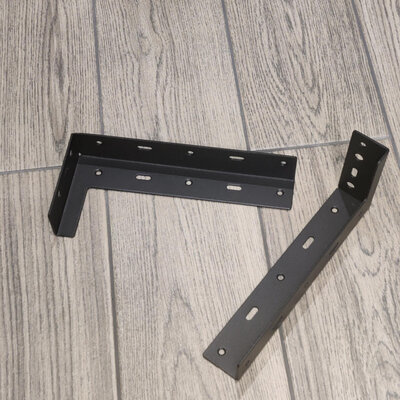 Jinrongda Bracket-MC 2mm 23cm (Black) 2pcs