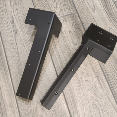 Jinrongda Bracket-B 30cm (Black) 2pcs