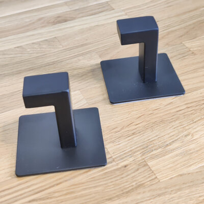 Jingwey JG-Hook Type-1 2pcs (Black)