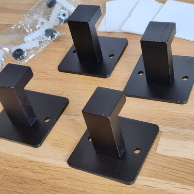 Jingwey JG-Hook Type-2 4pcs (Black)